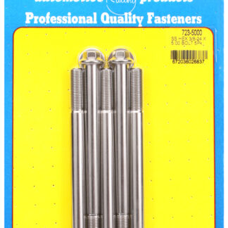ARP 3/8-24 x 5.000 hex SS bolts