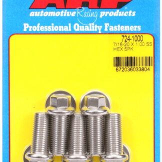 ARP 7/16-20 x 1.000 hex SS bolts