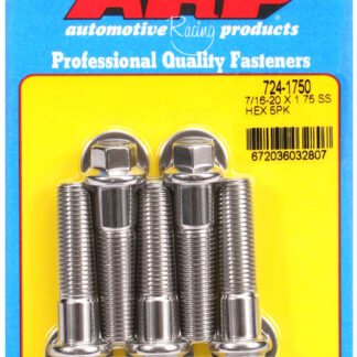 ARP 7/16-20 x 1.750 hex SS bolts