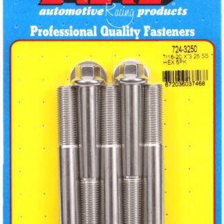 ARP 7/16-20 x 3.250 hex SS bolts