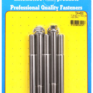 ARP 7/16-20 x 4.500 hex SS bolts
