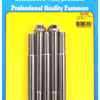 ARP 7/16-20 x 4.750 hex SS bolts