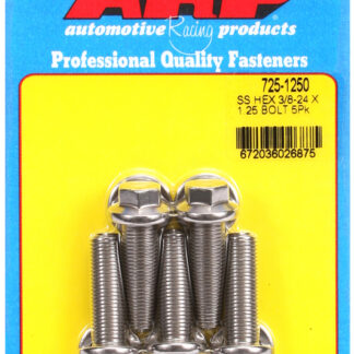 ARP 3/8-24 x 1.250 hex 7/16 wrenching SS bolts