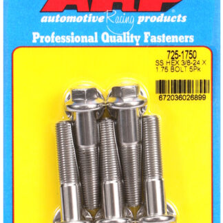 ARP 3/8-24 x 1.750 hex 7/16 wrenching SS bolts