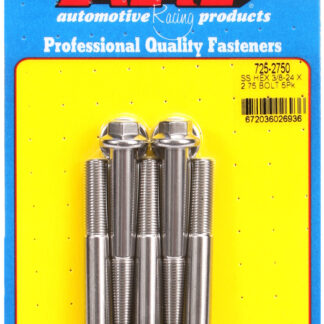 ARP 3/8-24 x 2.750 hex 7/16 wrenching SS bolts