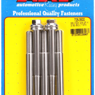ARP 3/8-24 x 3.500 hex 7/16 wrenching SS bolts