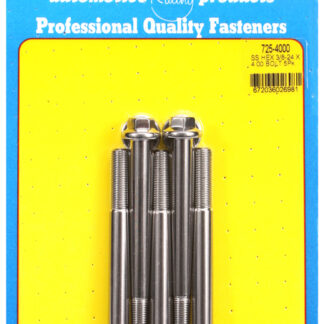 ARP 3/8-24 x 4.000 hex 7/16 wrenching SS bolts