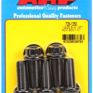 ARP 1/2-20 x 1.250 12pt black oxide bolts