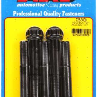 ARP 1/2-20 x 3.000 12pt black oxide bolts