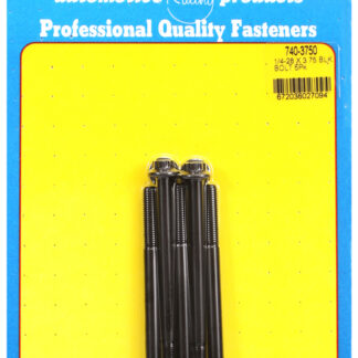 ARP 1/4-28 x 3.750 12pt black oxide bolts