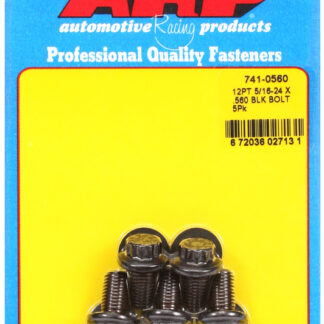 ARP 5/16-24 x .560 12pt black oxide bolts