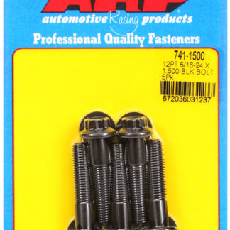 ARP 5/16-24 x 1.500 12pt black oxide bolts