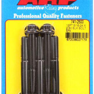 ARP 5/16-24 x 2.500 12pt black oxide bolts