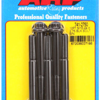 ARP 5/16-24 x 2.750 12pt black oxide bolts