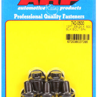 ARP 3/8-24 x .500 12pt black oxide bolts