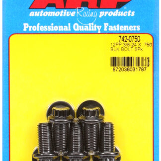 ARP 3/8-24 x .750 12pt black oxide bolts