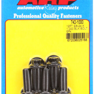 ARP 3/8-24 x 1.000 12pt black oxide bolts