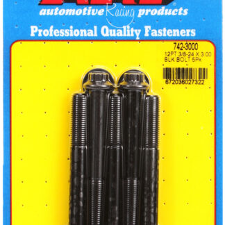ARP 3/8-24 x 3.000 12pt black oxide bolts