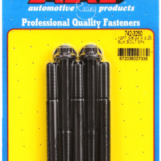 ARP 3/8-24 x 3.250 12pt black oxide bolts