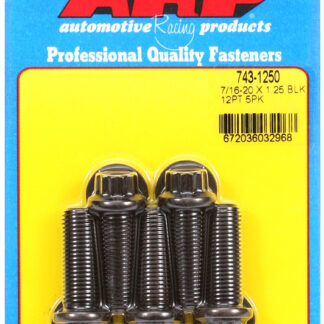 ARP 7/16-20 x 1.250 12pt black oxide bolts