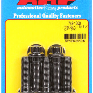 ARP 7/16-20 x 1.500 12pt black oxide bolts