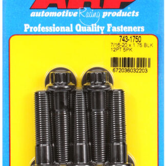ARP 7/16-20 x 1.750 12pt black oxide bolts