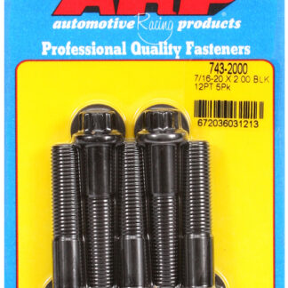 ARP 7/16-20 x 2.000 12pt black oxide bolts