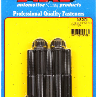 ARP 7/16-20 x 2.500 12pt black oxide bolts