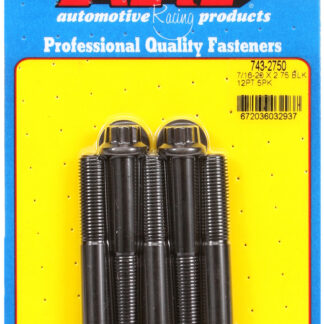 ARP 7/16-20 x 2.750 12pt black oxide bolts