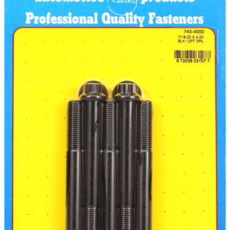 ARP 7/16-20 x 4.000 12pt black oxide bolts