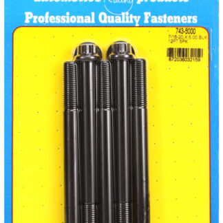 ARP 7/16-20 x 5.000 12pt black oxide bolts