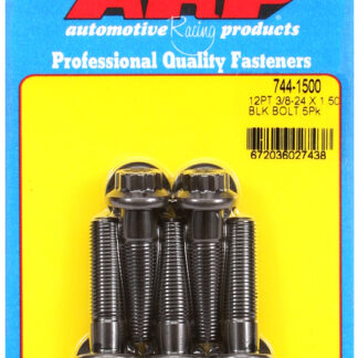 ARP 3/8-24 x 1.500 12pt 7/16 wrenching black oxide bolts