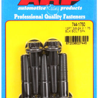 ARP 3/8-24 x 1.750 12pt 7/16 wrenching black oxide bolts