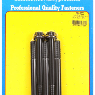 ARP 3/8-24 x 4.000 12pt 7/16 wrenching black oxide bolts