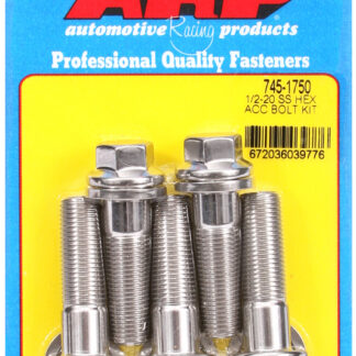 ARP 1/2-20 x 1.750 hex SS bolts