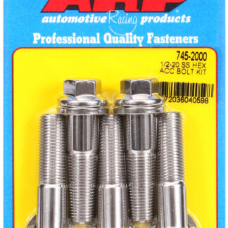 ARP 1/2-20 x 2.000 hex SS bolts