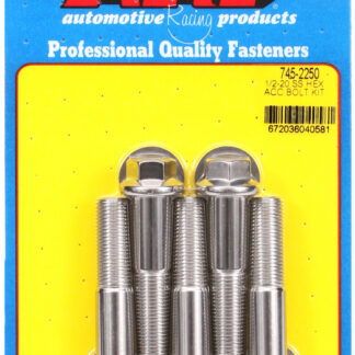 ARP 1/2-20 x 2.250 hex SS bolts
