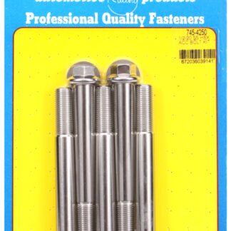 ARP 1/2-20 x 4.250 hex SS bolts