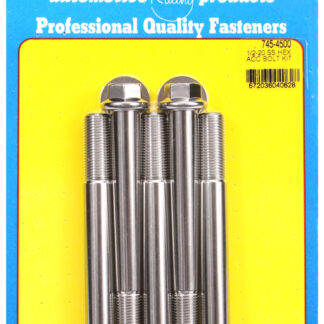 ARP 1/2-20 x 4.500 hex SS bolts