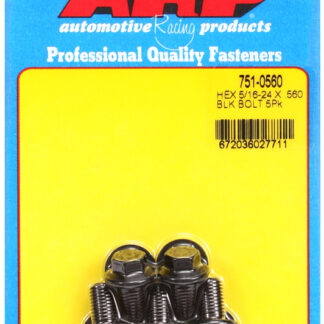 ARP 5/16-24 x .560 hex black oxide bolts