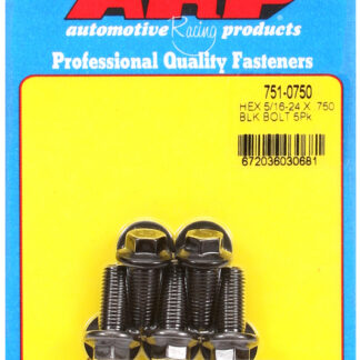 ARP 5/16-24 x .750 hex black oxide bolts