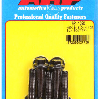 ARP 5/16-24 x 1.250 hex black oxide bolts
