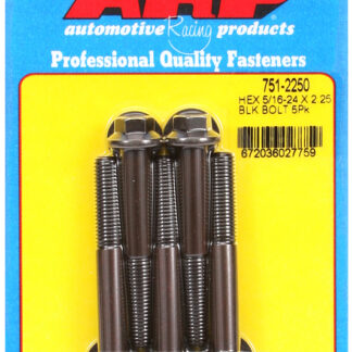 ARP 5/16-24 x 2.250 hex black oxide bolts