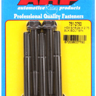 ARP 5/16-24 x 2.750 hex black oxide bolts