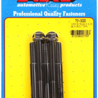 ARP 5/16-24 x 3.000 hex black oxide bolts