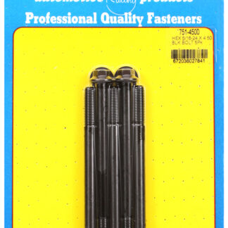 ARP 5/16-24 x 4.500 hex black oxide bolts