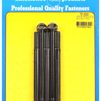 ARP 5/16-24 x 5.000 hex black oxide bolts