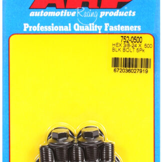 ARP 3/8-24 x .500 hex black oxide bolts