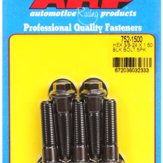 ARP 3/8-24 x 1.500 hex black oxide bolts