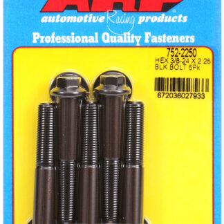 ARP 3/8-24 x 2.250 hex black oxide bolts